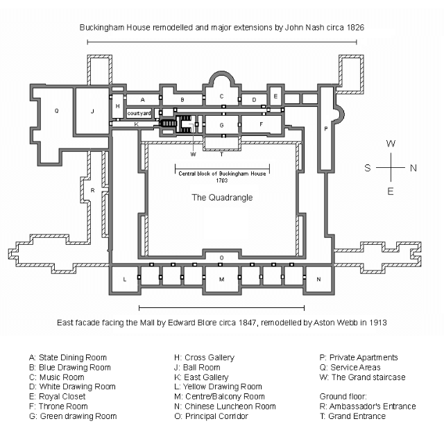 Buckingham Palace Plan