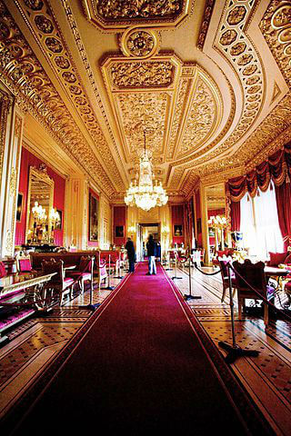 Crimson Drawing Room Windsor Castle