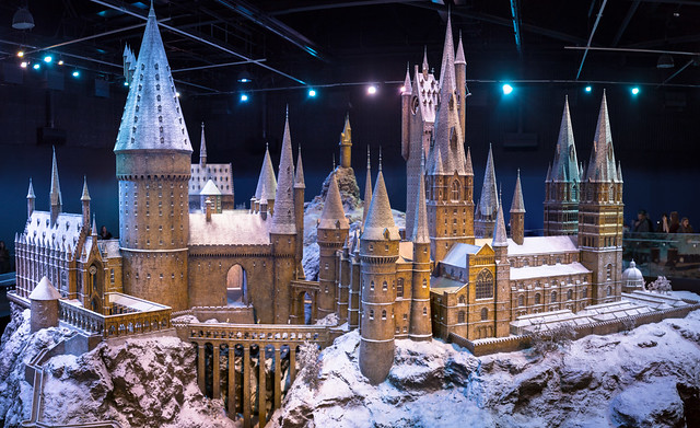 Maquette chateau Poudlard Studio Harry Potter