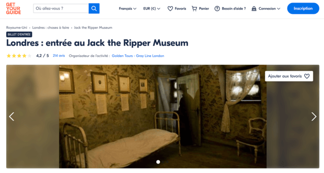 billet jack the ripper museum
