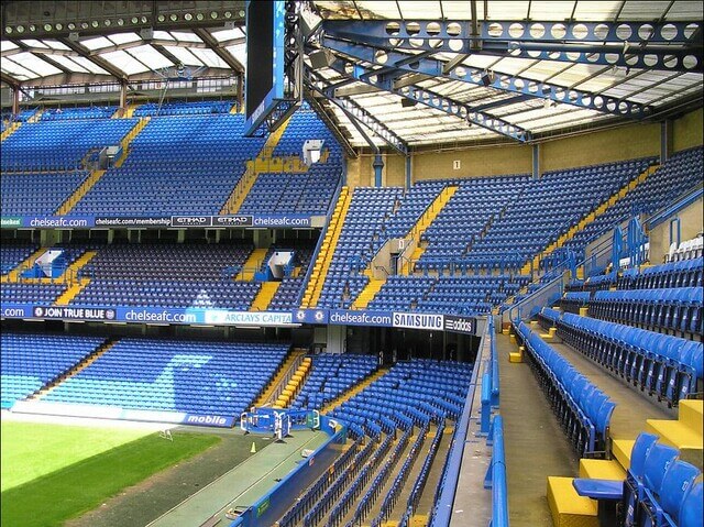 Tribunes Stamford Bridge Stade Chelsea FC