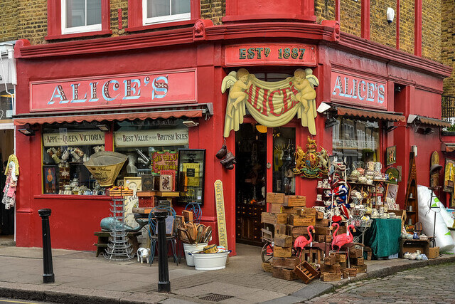 Boutique Alice's à Notting Hill