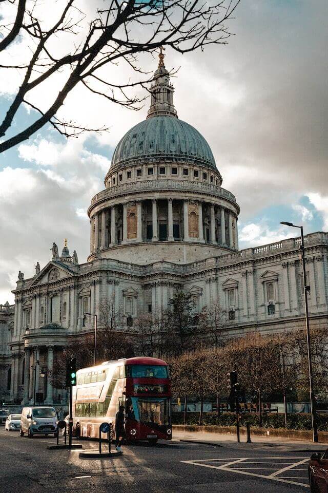 Cathédrale Saint Paul Bus Londres