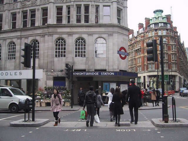 Station métro Knightsbridge
